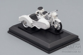 BMW R25/3 motorcycle with sidecar, white