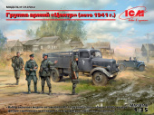 Сборная модель Группа армий «Центр» лето 1941 г. (Kfz.1, Typ L3000S, германская пехота (4 фигуры), германские водители (4 фигуры))