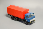 Камский грузовик 5320 тент (ранний выпуск) синий/красный Сделано в СССР