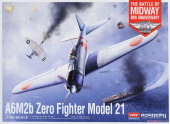 Авиация  Mitsubishi A6M2b Zero Fighter Model 21 The Battle of Midway