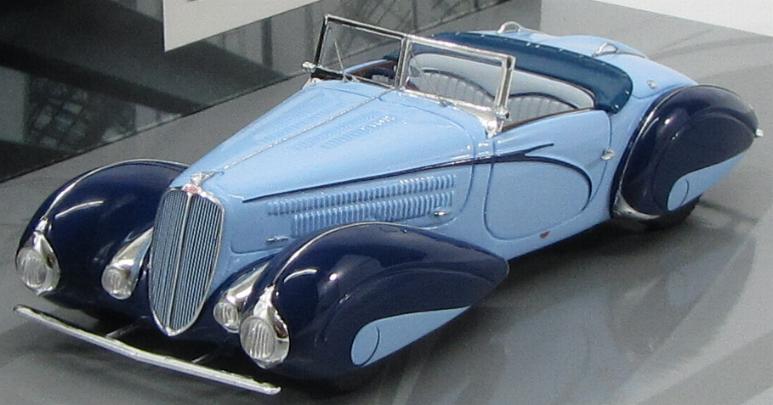 Delahaye Type 135-M Cabriolet 1937 Blue (l.e.1948 pcs)