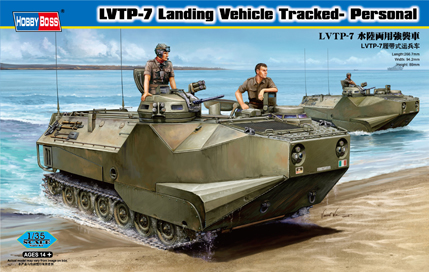 Сборная модель БТР LVTP-7 Landing Vehicle Tracked-Personnel
