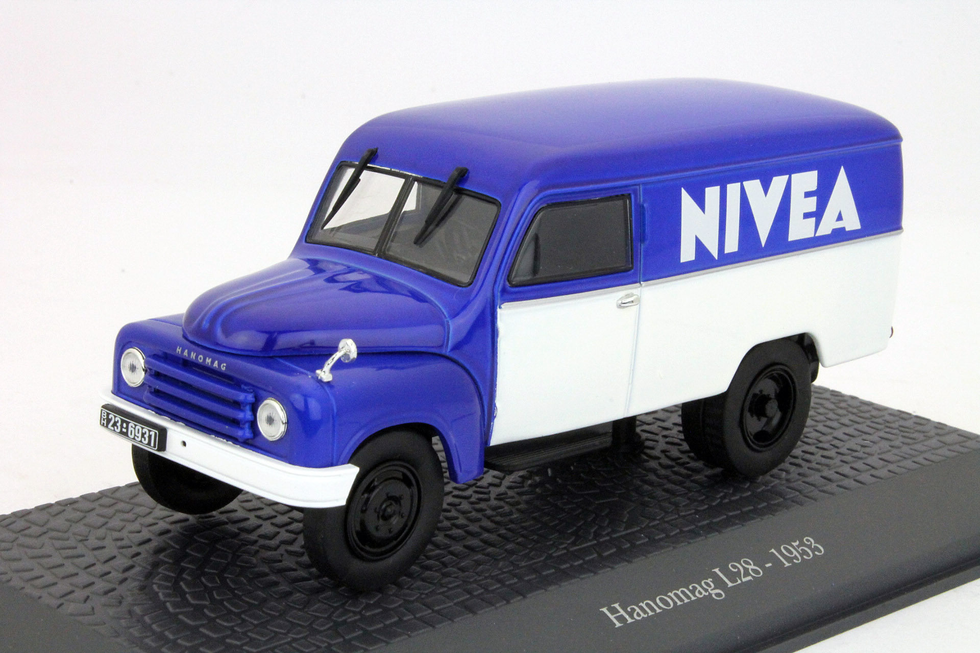 Hanomag L28 Kastenwagen "Nivea" 1953 Blue / White