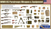Сборная модель WWII US Paratroops Weapon & Equipment