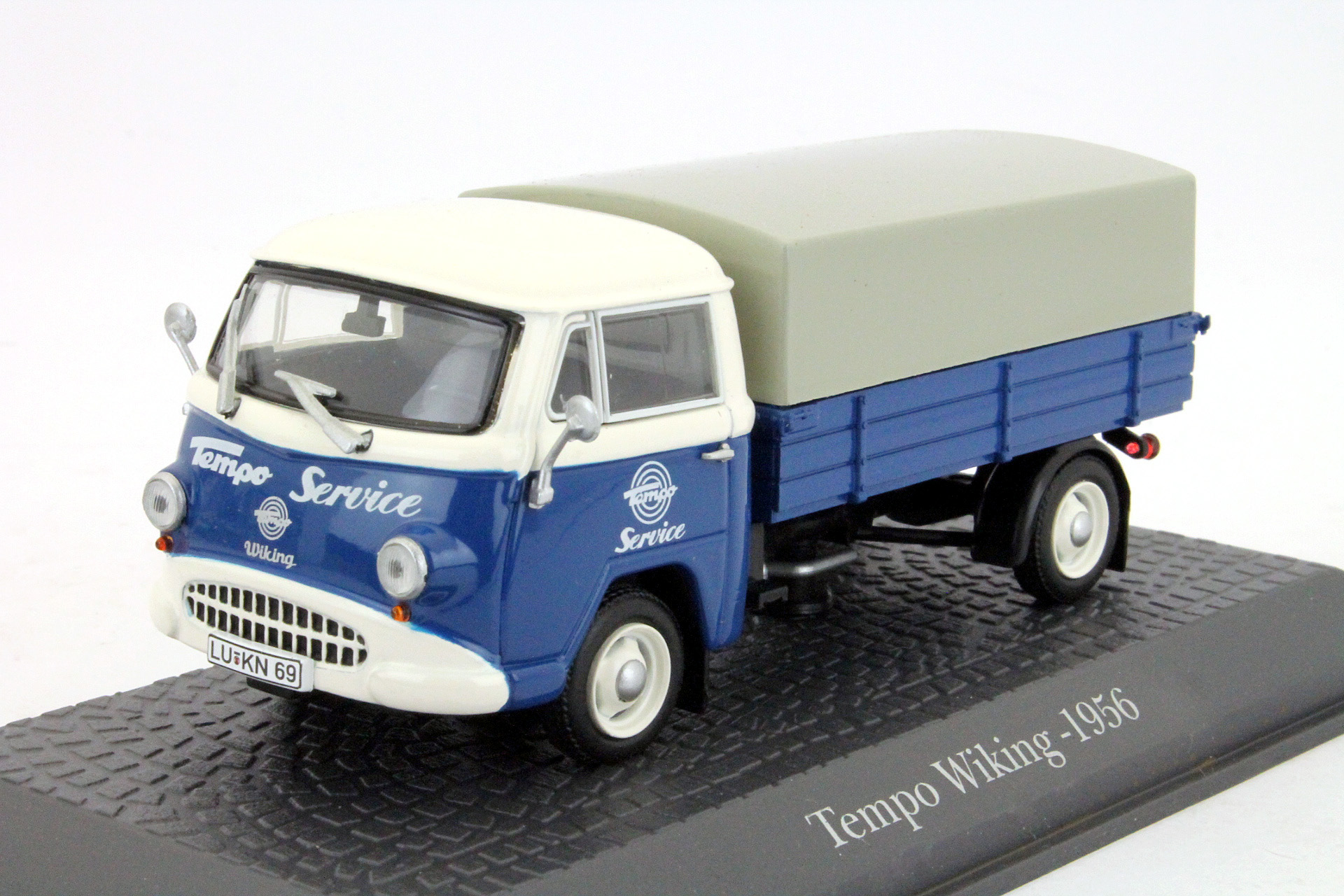 Tempo Wiking (бортовой грузовик) 1956 White / Blue