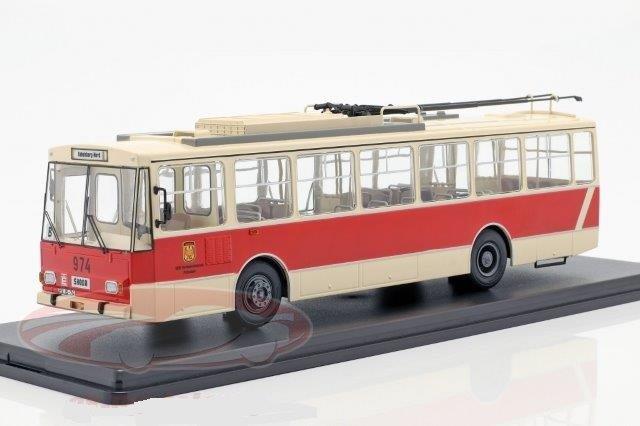 троллейбус SKODA 14TR Potsdam 1981 Beige/Red