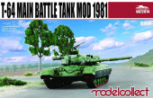 Сборная модель T-64A Main Battle Tank Mod 1981