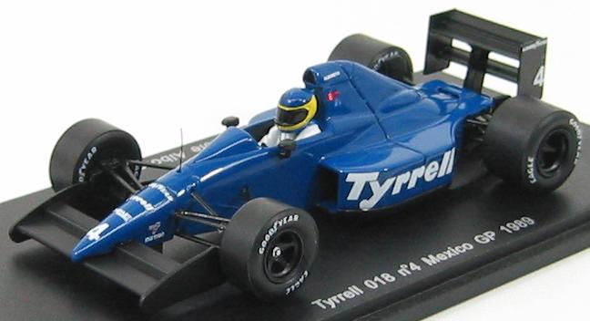 Tyrrell F1 018 N 4 GP Mexico 1989 Alboreto
