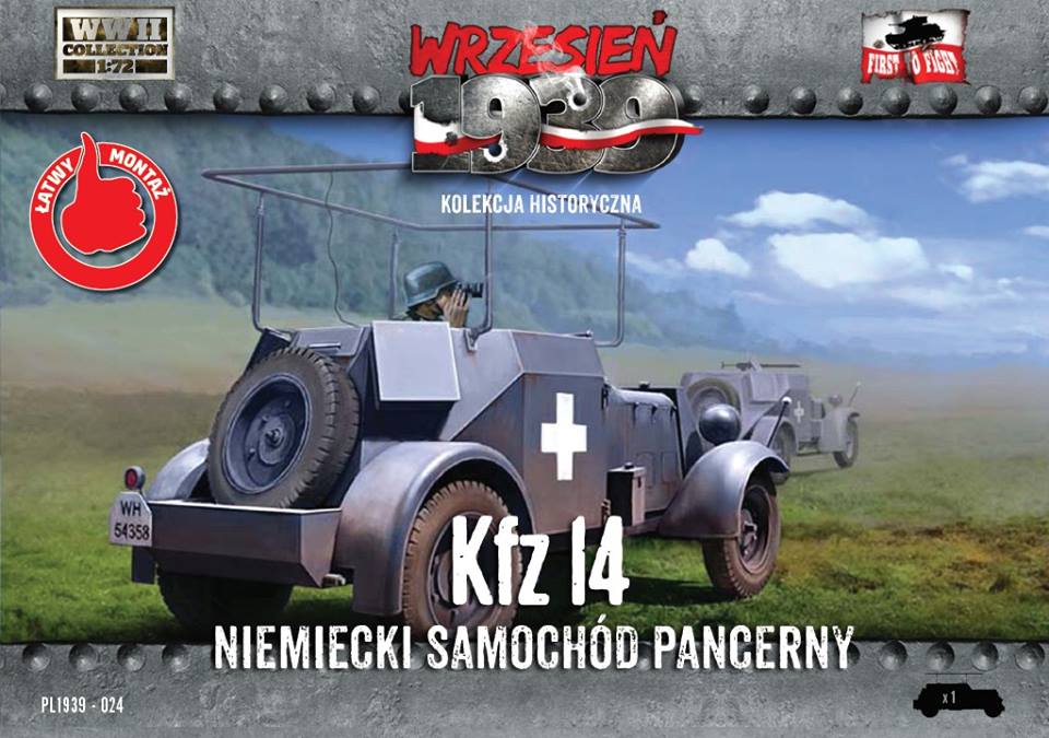 Сборная модель Kfz 14 German Armoured Car