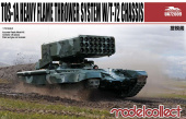 Сборная модель TOS-1A Heavy Flame Thrower System W/T-72 Chassis