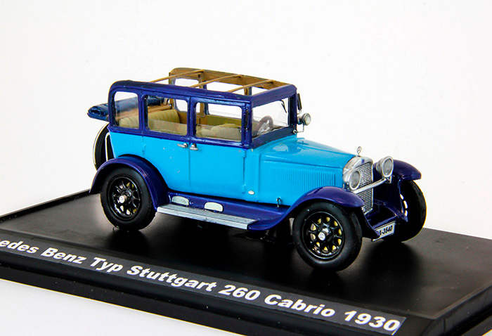 Mercedes-Benz Typ Stuttgart 260 Cabrio 1930 (blue)
