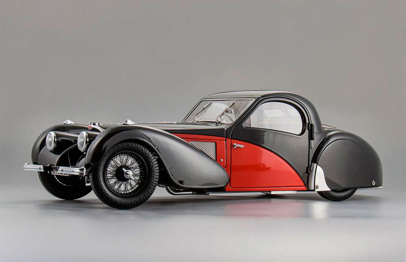 Bugatti Type 57SC Atalante 1937 Black/Red