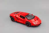 Lamborghini 770-4, красный  210х90 мм