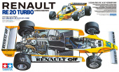 Сборная модель F1 Renault RE-20 Turbo с набором фототравления