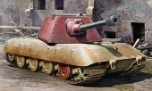 Сборная модель Немецкий тяжелый танк E-100 Krupp Turret