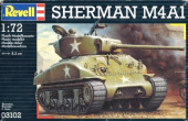 Сборная модель Американский танк M4A1 Sherman