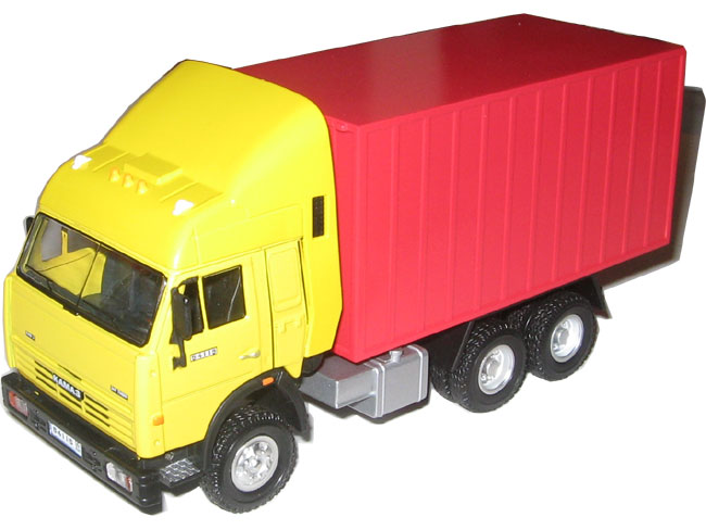 Камский грузовик 54115 контейнер (желтая кабина)