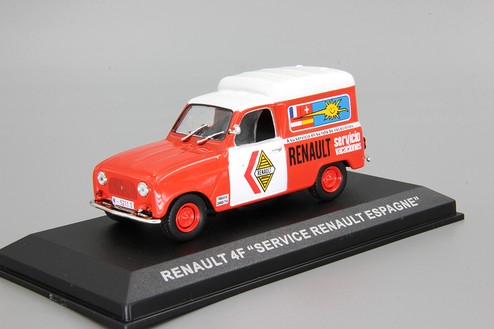 Renault 4F "Sevice Renault Espagne" + журнал #97