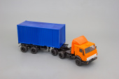 УЦЕНКА! См. Описание! Камский грузовик 54112 контейнеровоз оранжевый/синий контейнер