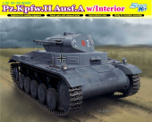 Сборная модель Немецкий легкий танк Pz.Kpfw.II Ausf.A с интерьером