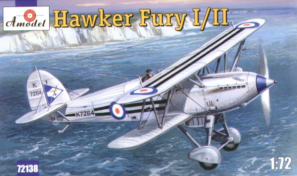 Сборная модель Hawker Fury Mk.I/Mk.II Fighter-Biplane