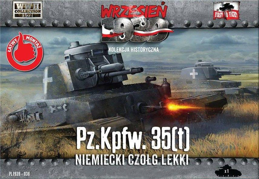 Сборная модель Немецкий легкий танк Pz.Kpfw. 35 (т)