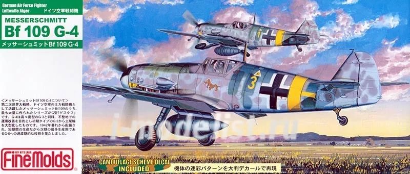 Сборная модель Самолет Messerschmitt Bf109 G-6
