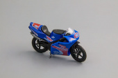 Игрушка спортивный мотоцикл №68, синий, 9 см, 1:24