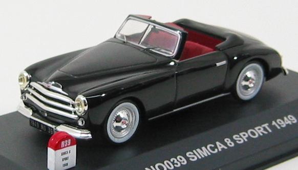 Simca 8 Sport 1949 Black