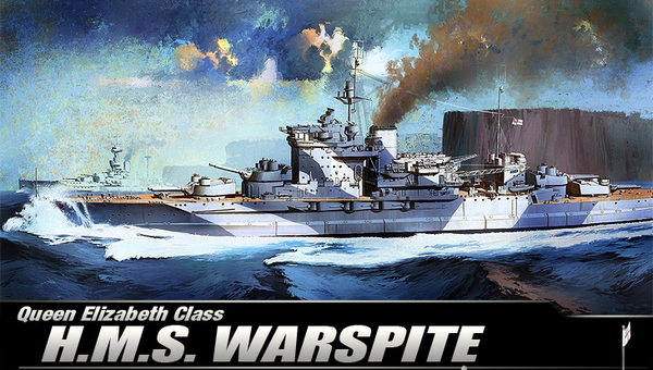 Сборная модель корабль Hms "Warspite" Queen Elizabeth Class