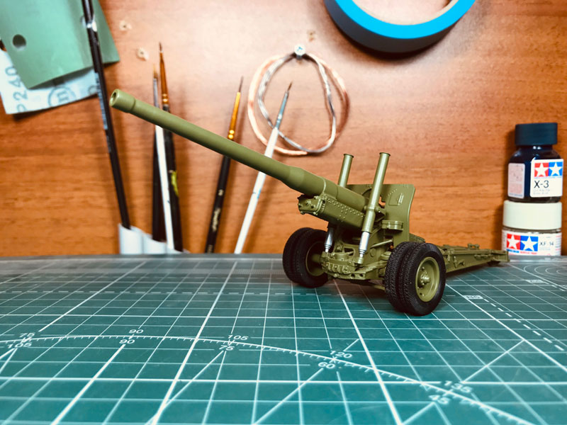 А-19 - 122-мм корпусная пушка (сдвоенные колеса)