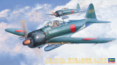 09072-Японский истребитель MITSUBISHI A6M5c ZERO FIGHTER TYPE 52 HEI