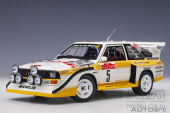 Audi Quattro S1 #5 Rally San Remo 1985 winner W. Röhrl/C. Geistdörfer (с фигуркой и боксом)
