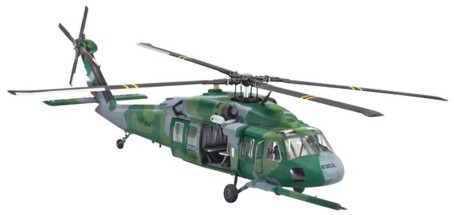 Сборная модель вертолет US Army and Austria UH-60 Blackhawk Helicopter
