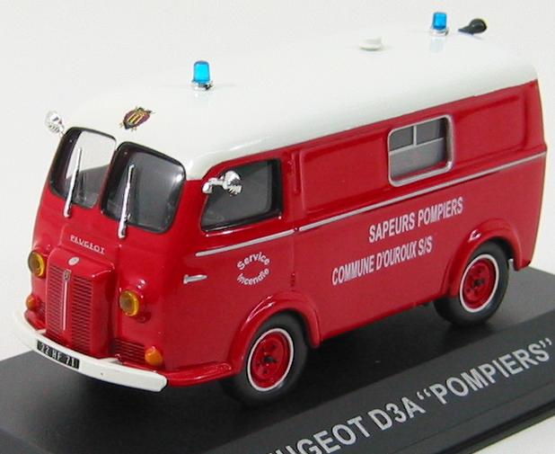 Peugeot D3A Van Pompiers Fire Engine + журнал #10