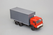 Камский грузовик-53212, контейнер, красный/серый