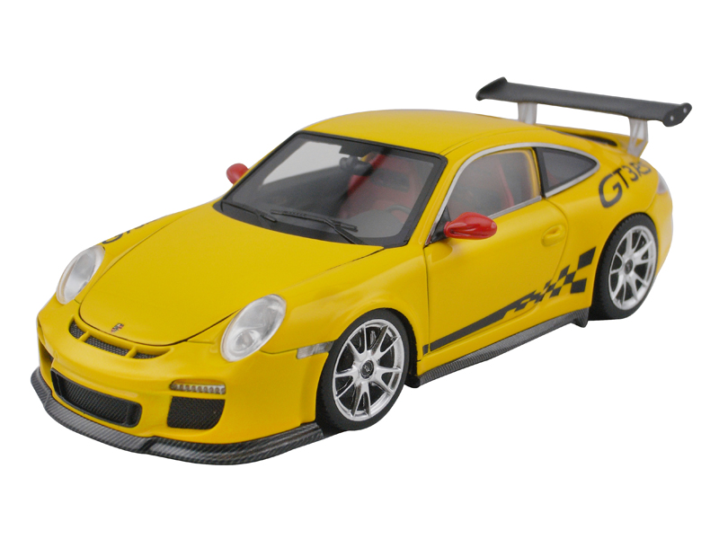 Porsche 911 (997) GT3 RS (Yellow) все открывается