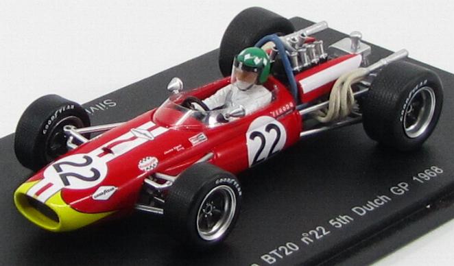 Brabham F1 BT20 #22 5th Dutch GP 1968 Silvio Moser