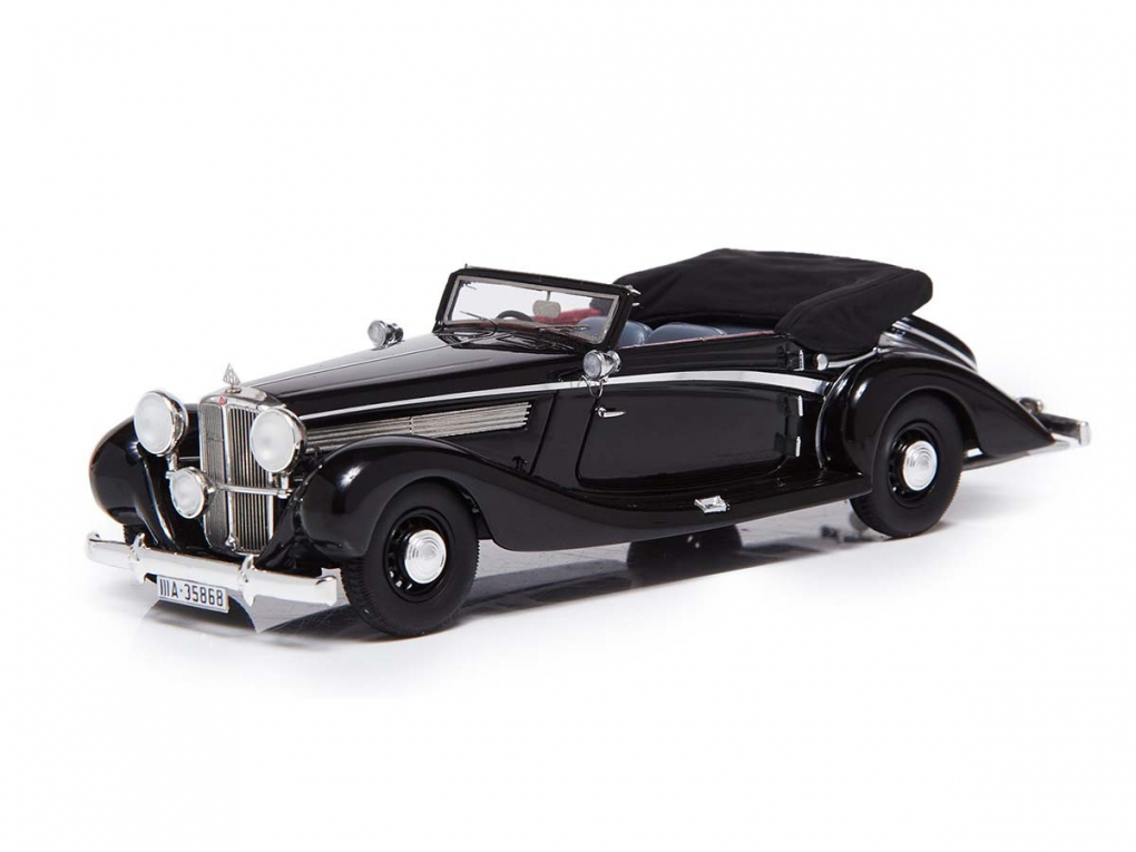 Maybach SW38 Cabriolet A by Spohn - 1938 open roof (black)
