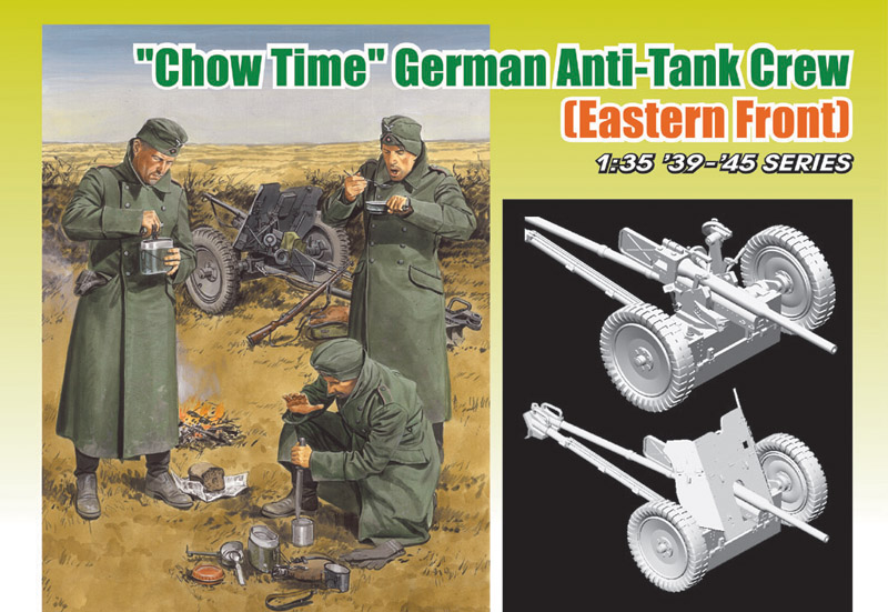 "Chow Time" German Anti-Tank Gun Crew (Eastern Front)