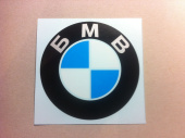 Декаль для автомобильного значка BMW диаметром 82мм