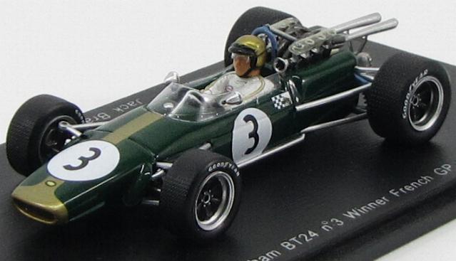 Brabham F1 BT24 #3 Winner French GP 1967 Jack Brabham