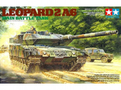 Сборная модель Современный танк Leopard 2 A6 с 2 фигурами