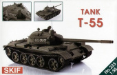 Сборная модель Советский средний танк Т-55