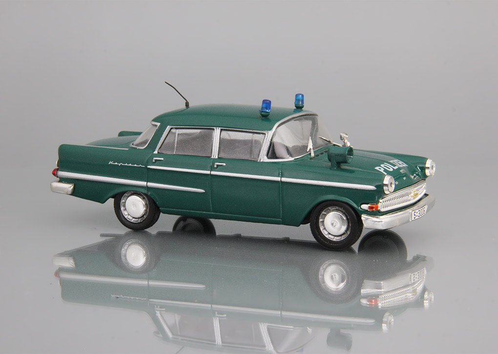 Уценка! (Полицейские машины мира № 6) - Opel Kapitan (1960) Полиция Германии БЕЗ ЖУРНАЛА