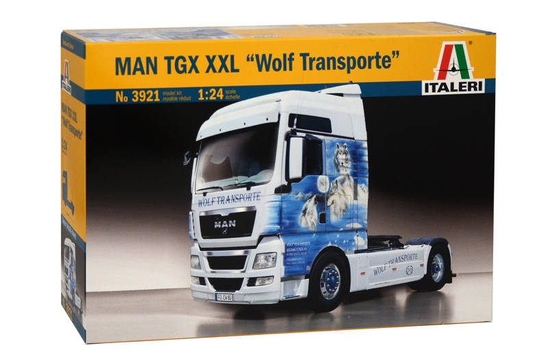 Сборная модель Автомобиль MAN TGX XXL "Wolf Transporte"
