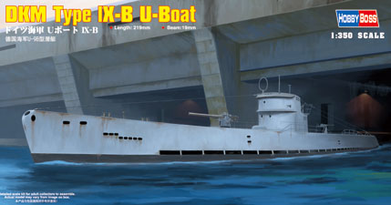 Сборная модель Немецкая ДПЛ U-boat Type IX B
