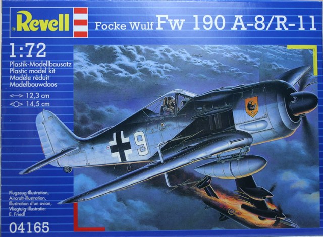 Сборная модель Истребитель Focke Wulf Fw 190 A-8/R11