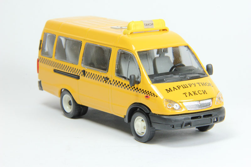 Горький-3221 автобус (рестайлинг) Маршрутное такси с плафоном, желтый