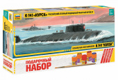 Сборная модель - Российский атомный подводный ракетный крейсер К-141 «Курск».
